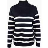 Women's Casual Long Sleeve Crewneck Patchwork Knit Sweater Top Women's Tops - Tophatter Daily Deals