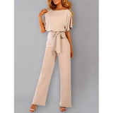 Women's Casual Loose Jumpsuit Khaki Women's Loungewear - Tophatter Daily Deals