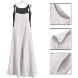 Women's Casual Loose Long Wide Leg Jumpsuits Women's Dresses - Tophatter Daily Deals