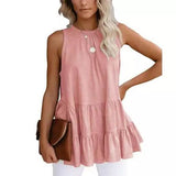 Women's Casual Shirley Top Pink Women's Tops - Tophatter Daily Deals
