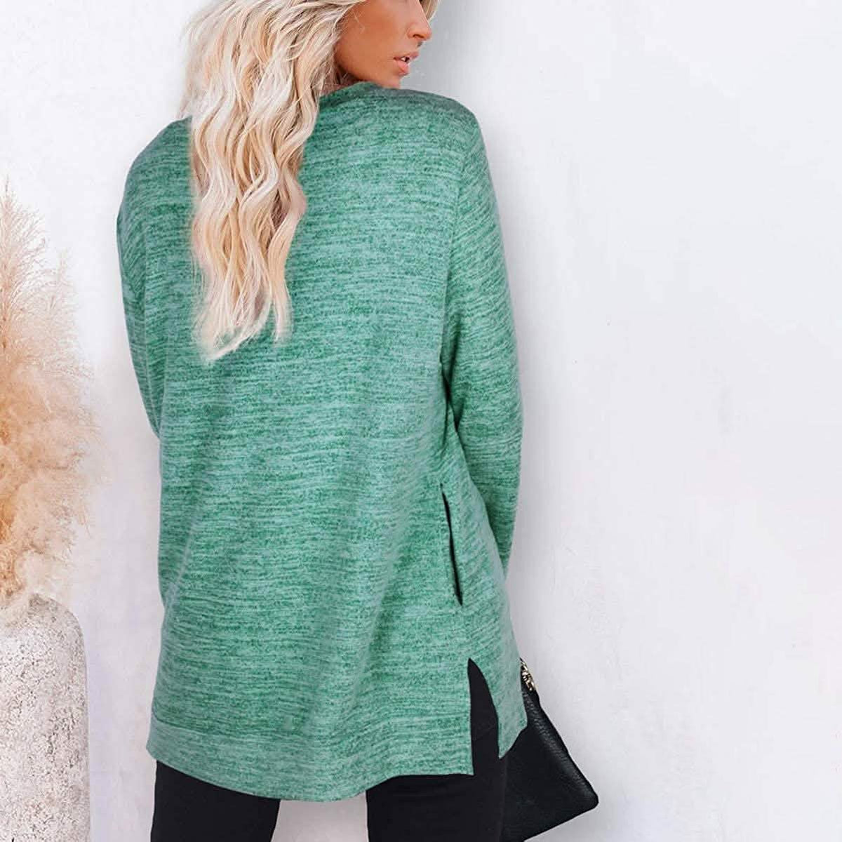 Women's Casual Sweatshirts Long Sleeve Oversized Shirt Women's Tops - Tophatter Daily Deals