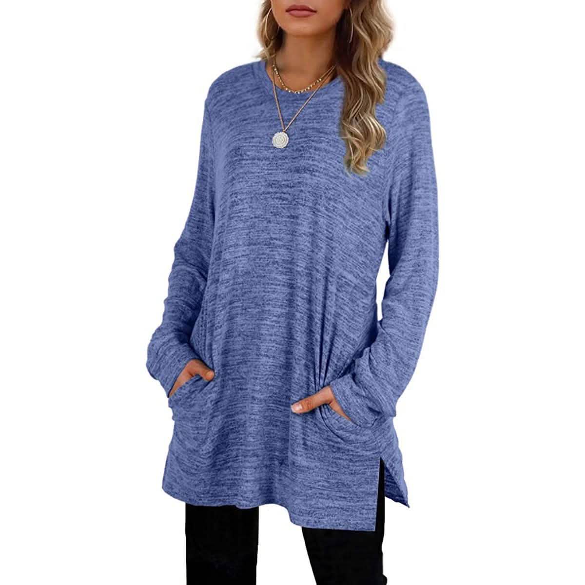 Women's Casual Sweatshirts Long Sleeve Oversized Shirt Women's Tops - Tophatter Daily Deals