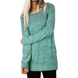 Women's Casual Sweatshirts Long Sleeve Oversized Shirt Women's Tops - Tophatter Daily Deals