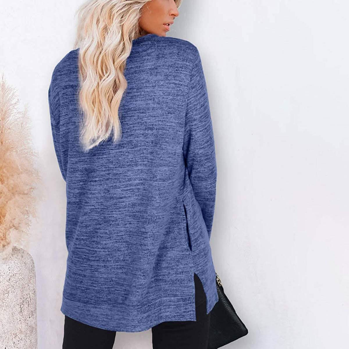 Women's Casual Sweatshirts Long Sleeve Oversized Shirt Women's Tops - Tophatter Daily Deals