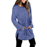 Women's Casual Sweatshirts Long Sleeve Oversized Shirt Women's Tops - Tophatter Daily Deals