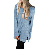 Women's Casual Sweatshirts Long Sleeve Oversized Shirt Women's Tops - Tophatter Daily Deals