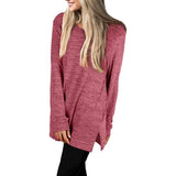 Women's Casual Sweatshirts Long Sleeve Oversized Shirt Women's Tops - Tophatter Daily Deals