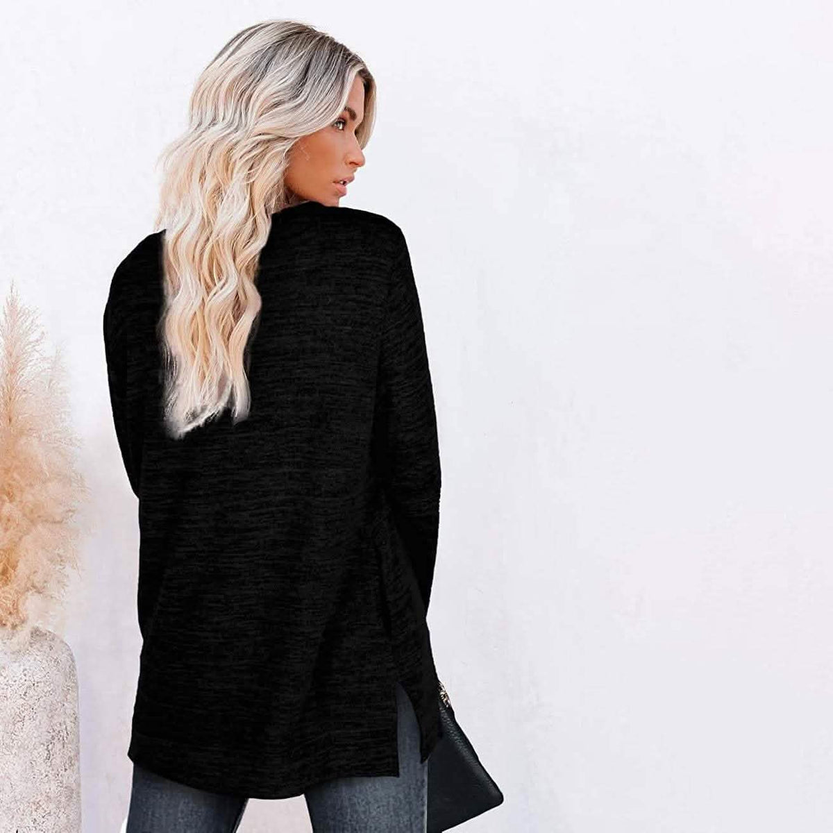 Women's Casual Sweatshirts Long Sleeve Oversized Shirt Women's Tops - Tophatter Daily Deals