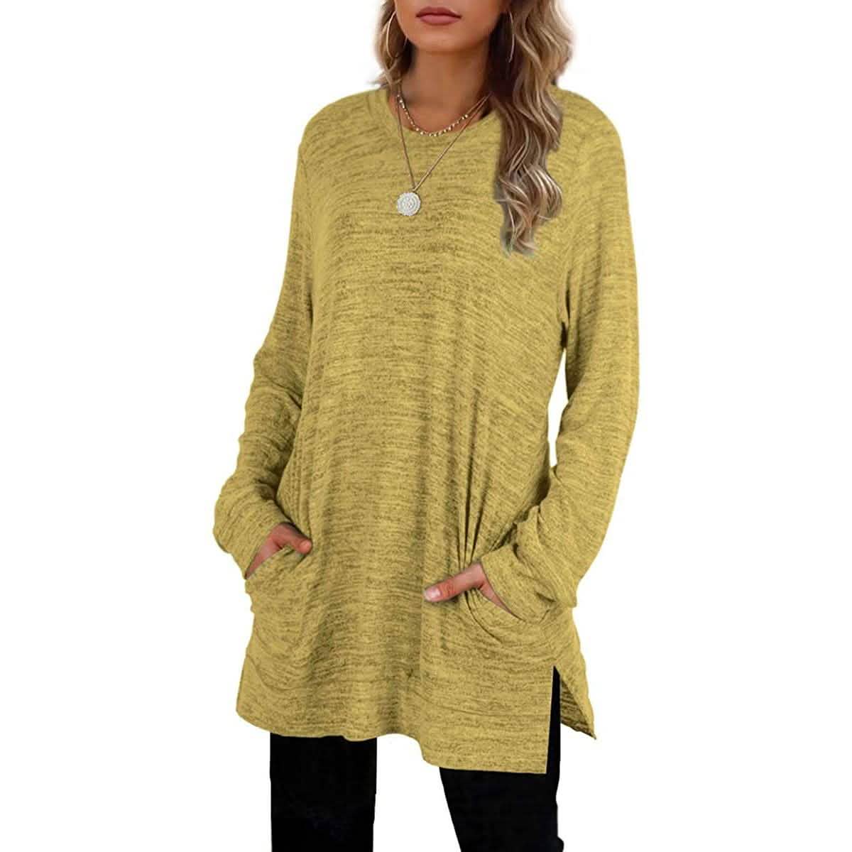 Women's Casual Sweatshirts Long Sleeve Oversized Shirt Women's Tops - Tophatter Daily Deals