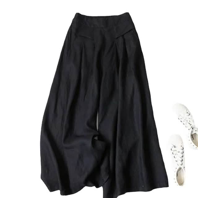 Women's Casual Wide Leg Pants Black Women's Bottoms - Tophatter Daily Deals