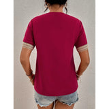 Women's Contrast Guipure Lace Blouse Women's Tops - Tophatter Daily Deals