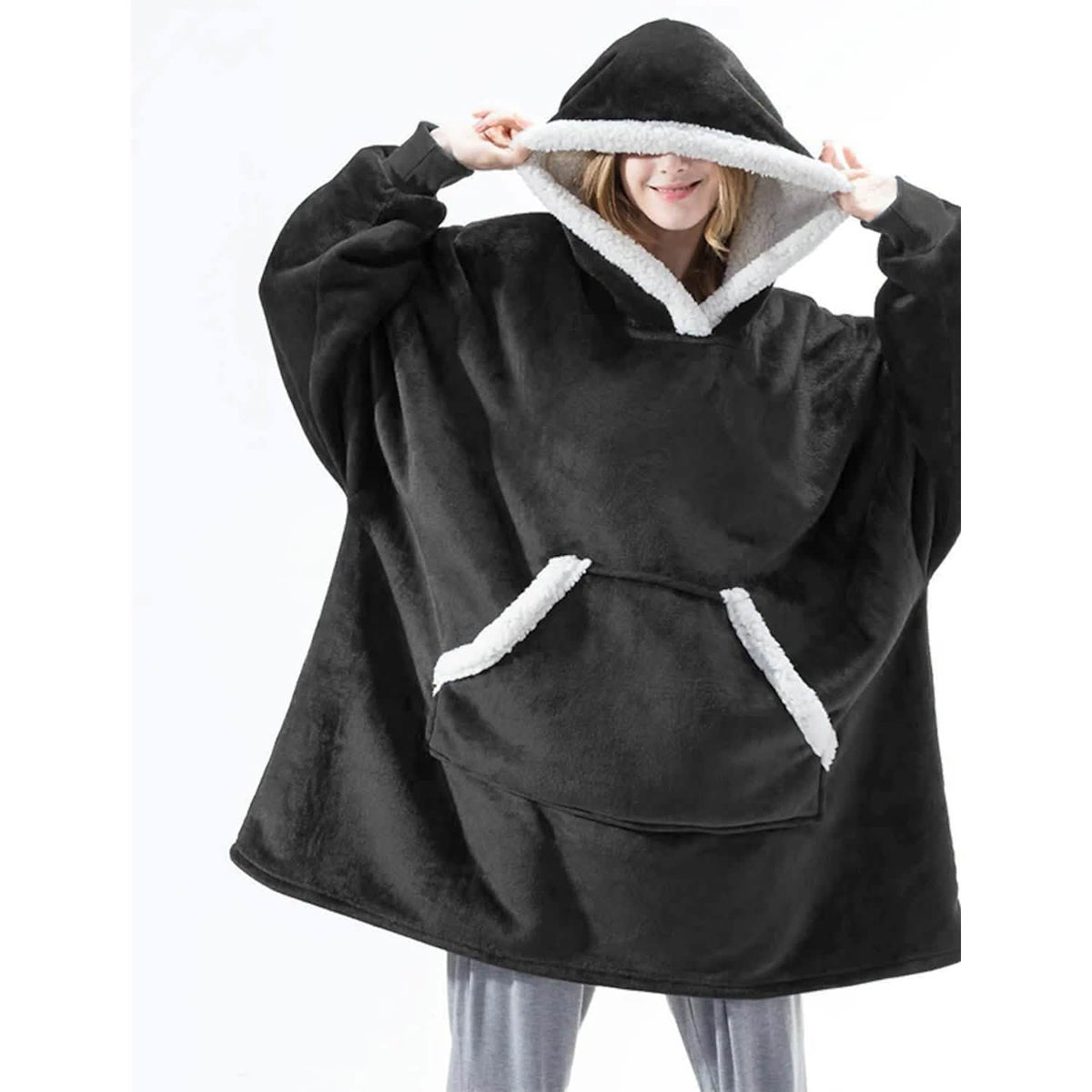 Women's Couple's Pajamas Nightgown Blanket Nighty Black Women's Loungewear - Tophatter Daily Deals