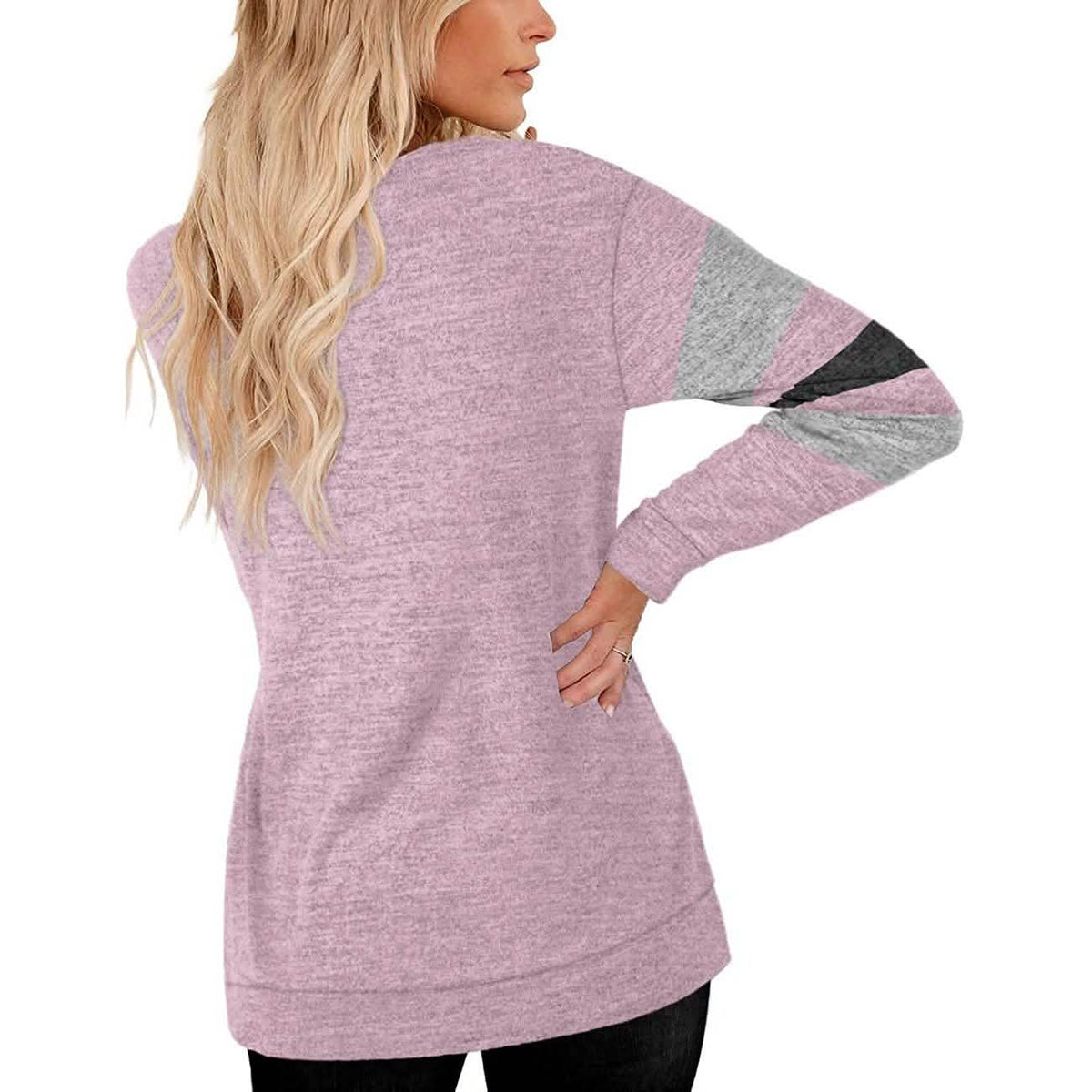 Women's Crewneck Sweatshirts Long Sleeve Sweaters Tunic Tops Women's Tops - Tophatter Daily Deals