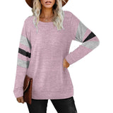 Women's Crewneck Sweatshirts Long Sleeve Sweaters Tunic Tops Women's Tops - Tophatter Daily Deals