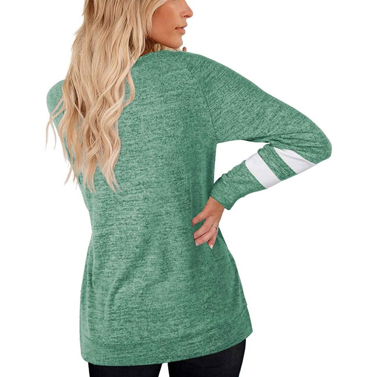 Women's Crewneck Sweatshirts Long Sleeve Sweaters Tunic Tops Women's Tops - Tophatter Daily Deals