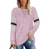 Women's Crewneck Sweatshirts Long Sleeve Sweaters Tunic Tops Pink Women's Tops - Tophatter Daily Deals