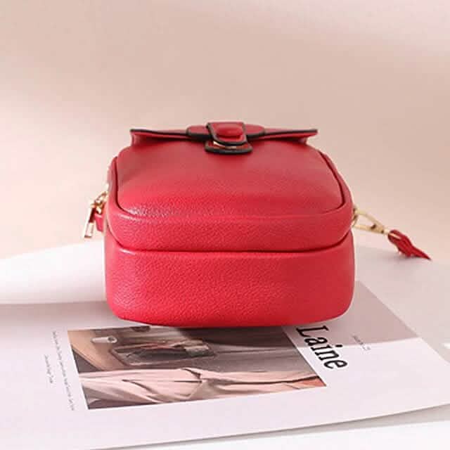 Women's Crossbody Leather Solid Color Plain Bag Wallet Handbags & Wallets - Tophatter Daily Deals