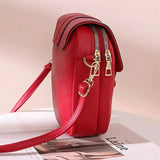 Women's Crossbody Leather Solid Color Plain Bag Wallet Handbags & Wallets - Tophatter Daily Deals
