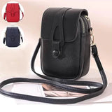 Women's Crossbody Leather Solid Color Plain Bag Wallet Handbags & Wallets - Tophatter Daily Deals