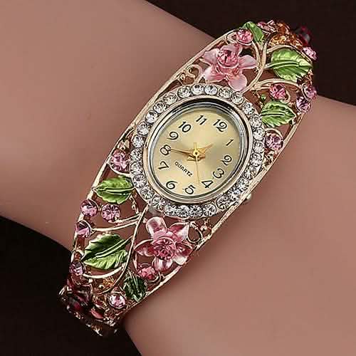Women's Crystal Bracelet Wrist Watch Watches - Tophatter Daily Deals
