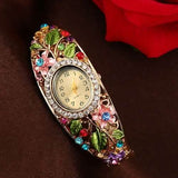Women's Crystal Bracelet Wrist Watch Multicolor Watches - Tophatter Daily Deals
