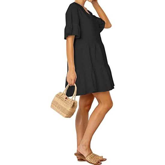 Women’s Cute Shift Dress with Pockets Women's Dresses - Tophatter Daily Deals
