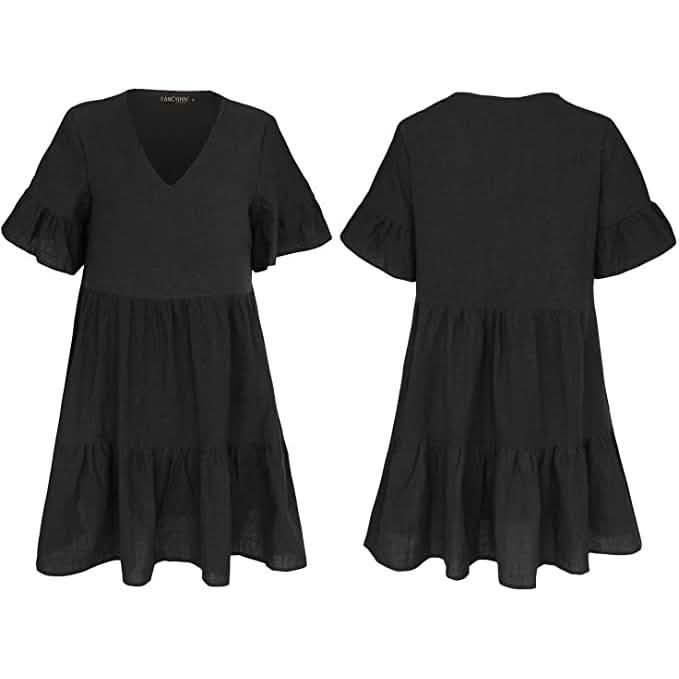 Women’s Cute Shift Dress with Pockets Women's Dresses - Tophatter Daily Deals