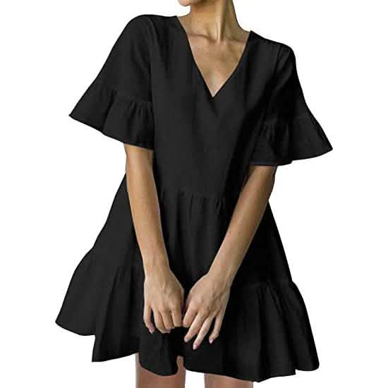 Women’s Cute Shift Dress with Pockets Women's Dresses - Tophatter Daily Deals