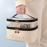 Women's Double Layer Makeup Bag Beauty & Personal Care - Tophatter Daily Deals