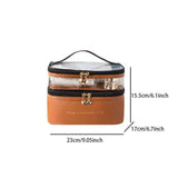 Women's Double Layer Makeup Bag Beauty & Personal Care - Tophatter Daily Deals