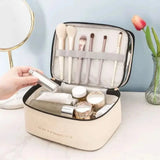 Women's Double Layer Makeup Bag Beauty & Personal Care - Tophatter Daily Deals
