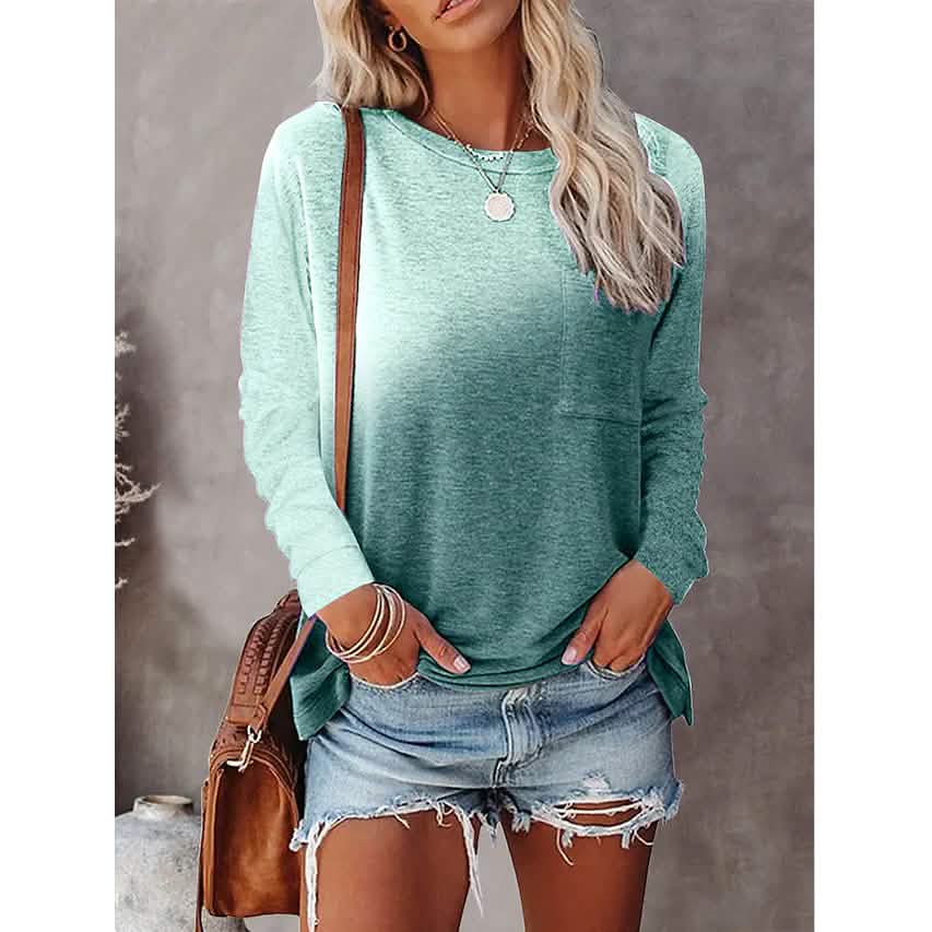 Women's Drawing T-Shirt Crew Neck Basic Top Green Women's Tops - Tophatter Daily Deals