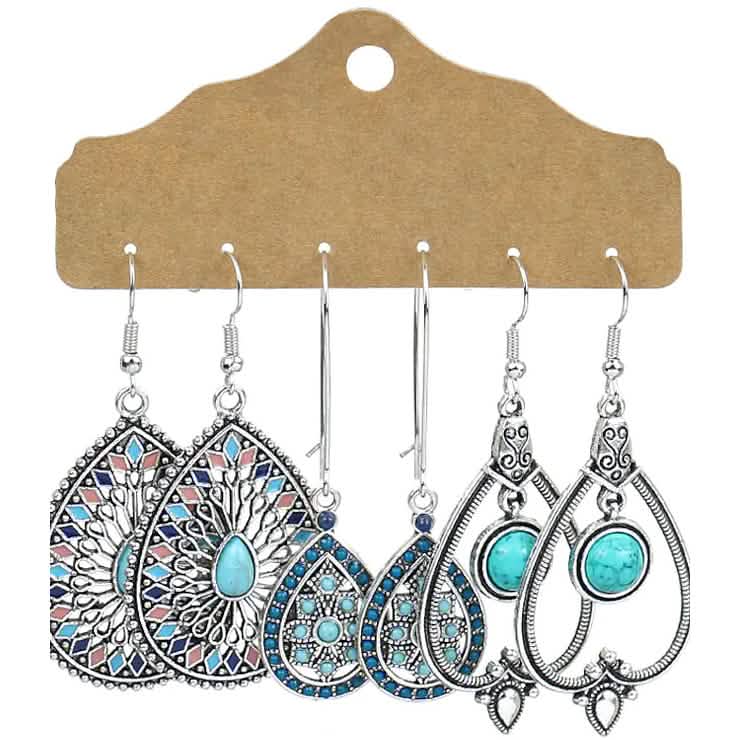 Women's Earrings Chic & Modern Party Flower Earring Blue Earrings - Tophatter Daily Deals