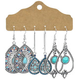 Women's Earrings Chic & Modern Party Flower Earring Blue Earrings - Tophatter Daily Deals