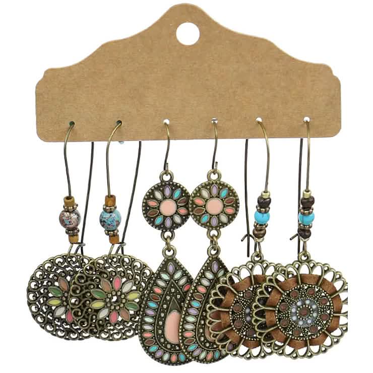 Women's Earrings Chic & Modern Party Flower Earring Brown Earrings - Tophatter Daily Deals