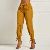 Women's Fashion Drawstring Ankle Trousers Women's Bottoms - Tophatter Daily Deals