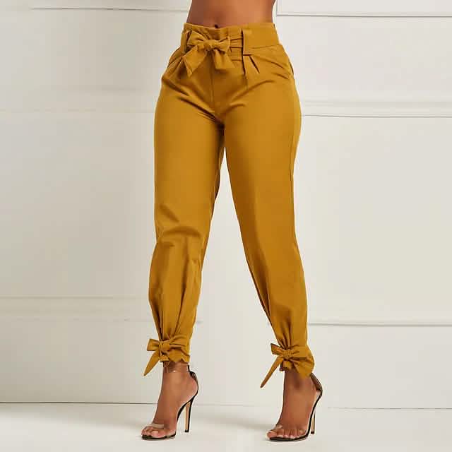 Women's Fashion Drawstring Ankle Trousers Women's Bottoms - Tophatter Daily Deals