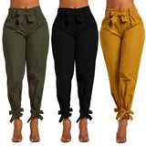 Women's Fashion Drawstring Ankle Trousers Women's Bottoms - Tophatter Daily Deals