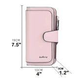 Women's Fashion Faux Leather Wallet with Card Slots & ID Window Handbags & Wallets - Tophatter Daily Deals