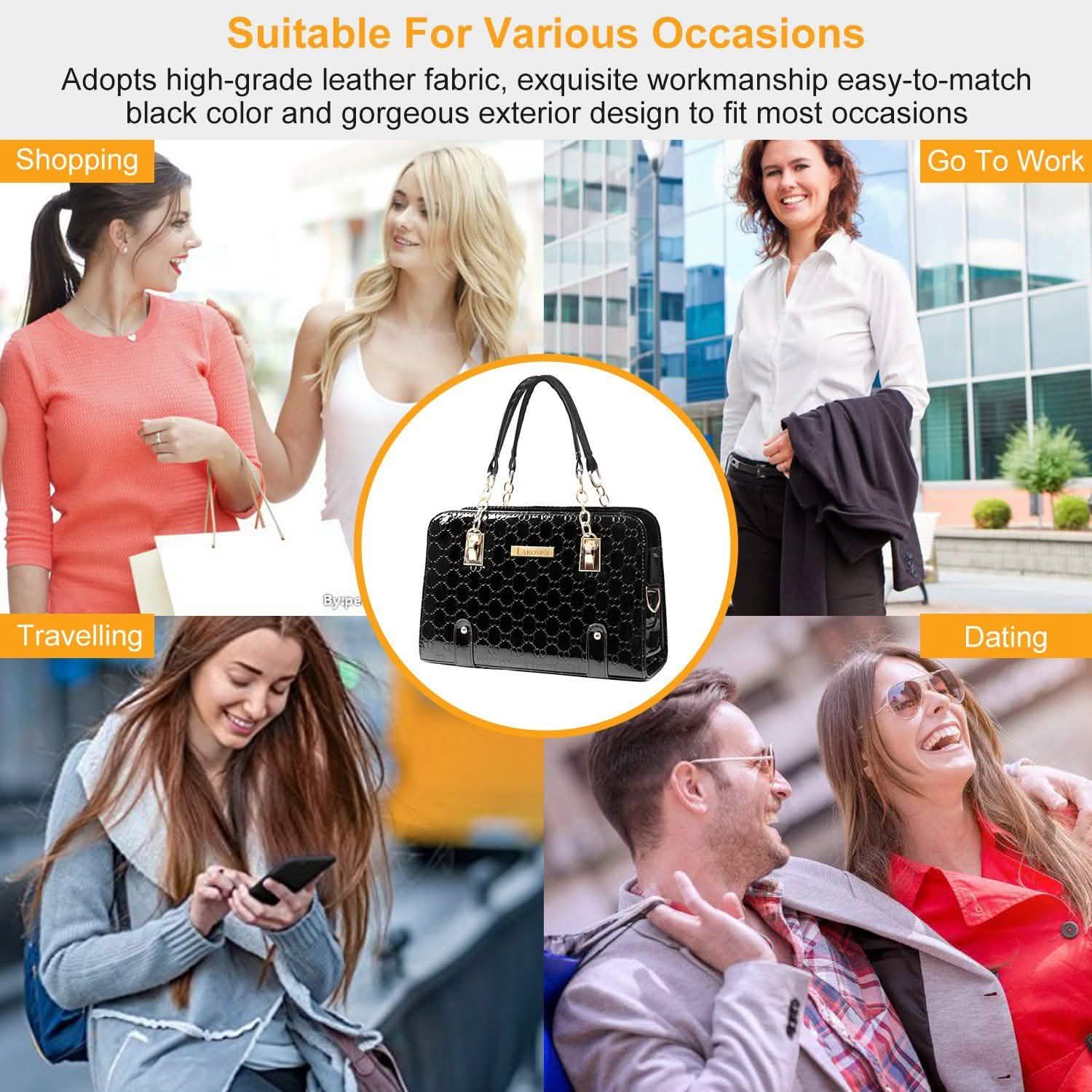 Women's Fashion Leather Handbag Handbags & Wallets - Tophatter Daily Deals