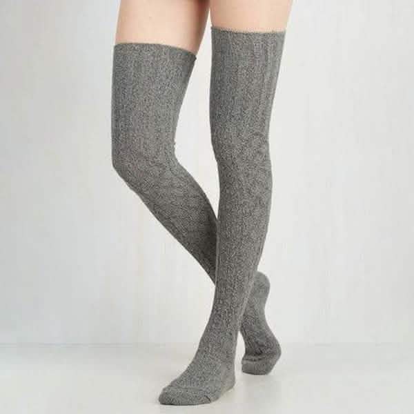 Women's Fashion Solid Color Socks Women's Socks & Hosiery - Tophatter Daily Deals