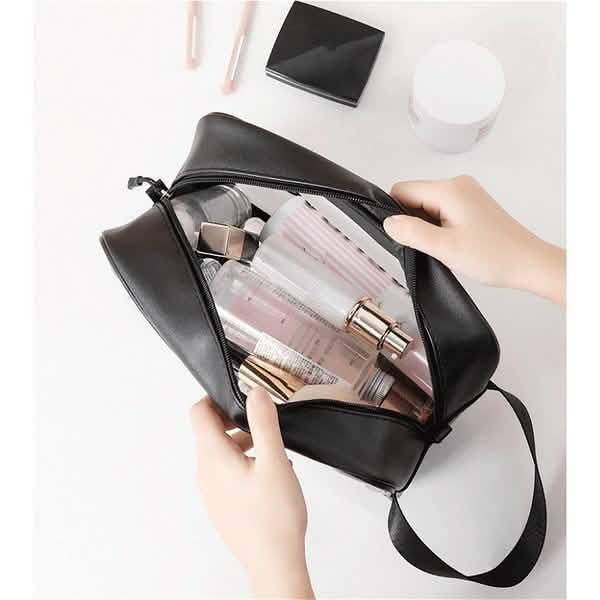 Women's Frosted Waterproof Cosmetic Bag Beauty & Personal Care - Tophatter Daily Deals