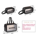 Women's Frosted Waterproof Cosmetic Bag Beauty & Personal Care - Tophatter Daily Deals