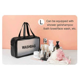 Women's Frosted Waterproof Cosmetic Bag Beauty & Personal Care - Tophatter Daily Deals