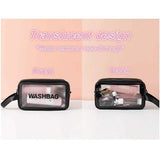 Women's Frosted Waterproof Cosmetic Bag Beauty & Personal Care - Tophatter Daily Deals