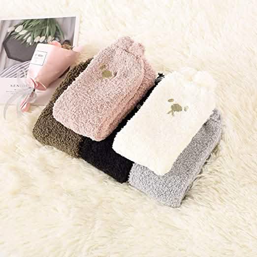 Women's Fuzzy Winter Socks Women's Socks & Hosiery - Tophatter Daily Deals