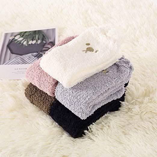 Women's Fuzzy Winter Socks Women's Socks & Hosiery - Tophatter Daily Deals