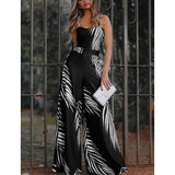 Women's Geometric Jumpsuit Black Women's Dresses - Tophatter Daily Deals