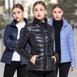 Women’s Goose Down Lightweight Puffer Jacket Women's Outerwear - Tophatter Daily Deals