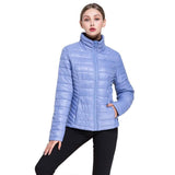 Women’s Goose Down Lightweight Puffer Jacket Periwinkle Women's Outerwear - Tophatter Daily Deals